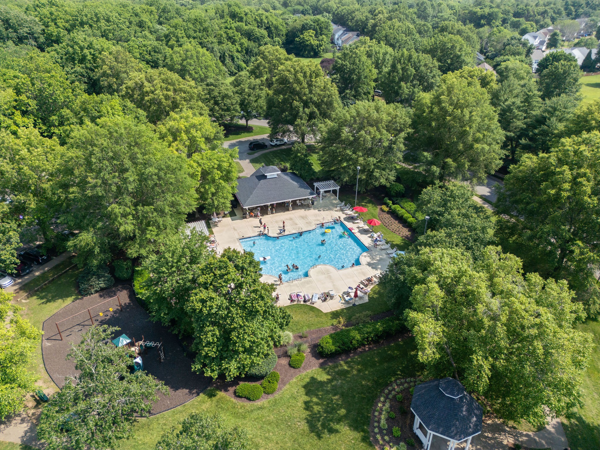 Community pool at the franklin green community