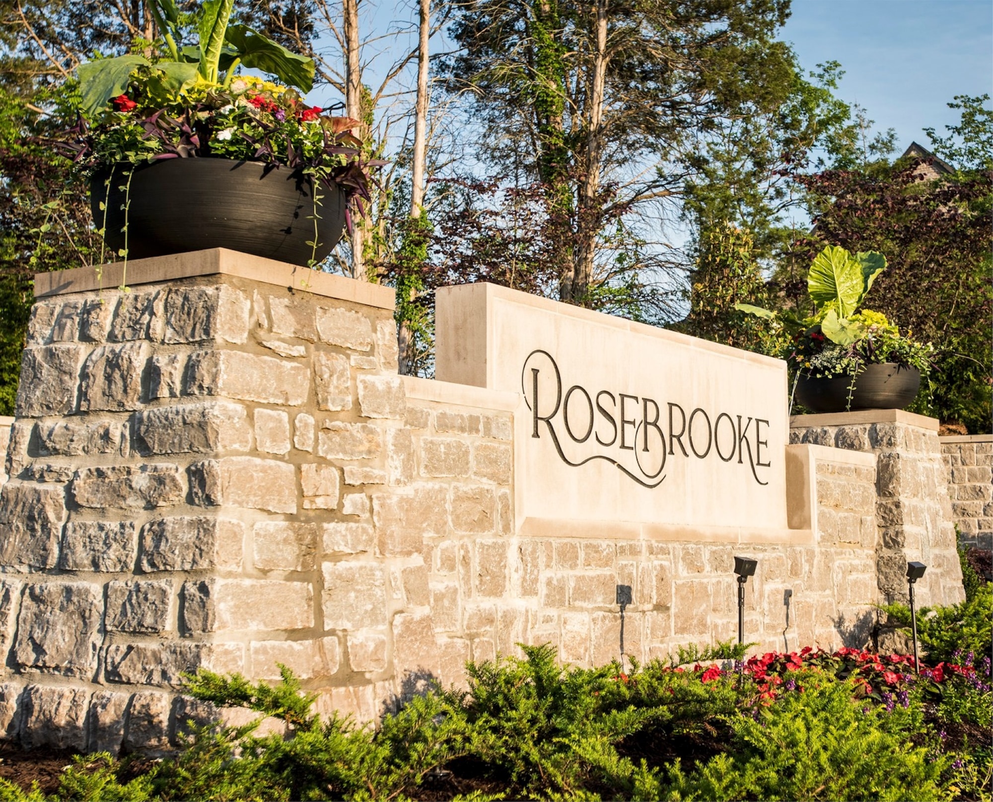 A welcome sign for Rosebrooke