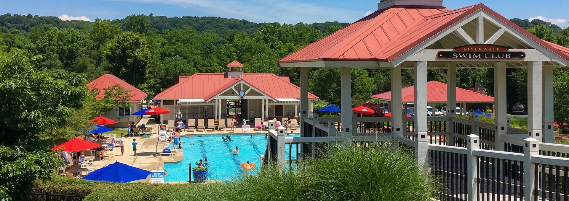 CPSLand-Riverwalk-04 Entryway to the swim club at riverwalk on the harpeth