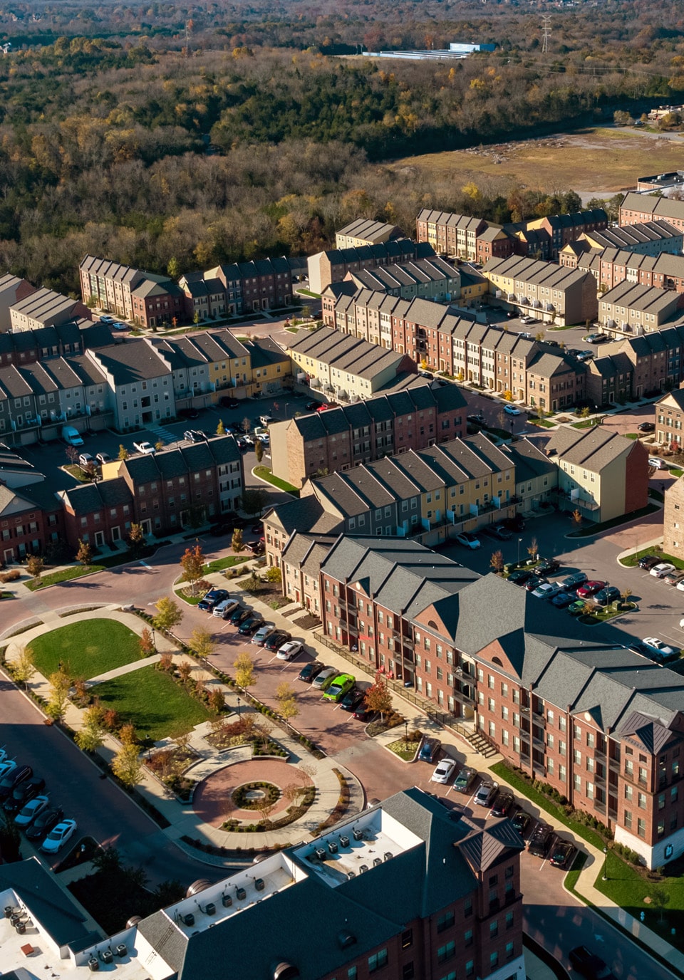 An arial shot of Providence community in Tennessee